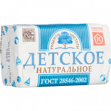 Мыло туалетное Рецепты чистоты Детское 180 г Мыло туалетное Рецепты чистоты Детское 180 г