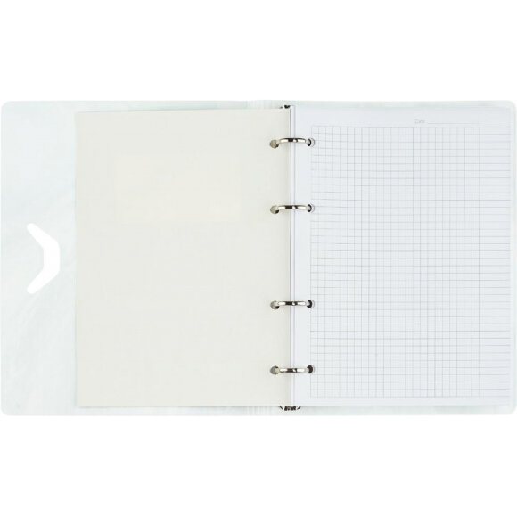 Бизнес-тетрадь А5,120л кольц/смен.бл,кл.Attache Selection Fluid Серо-Голуб