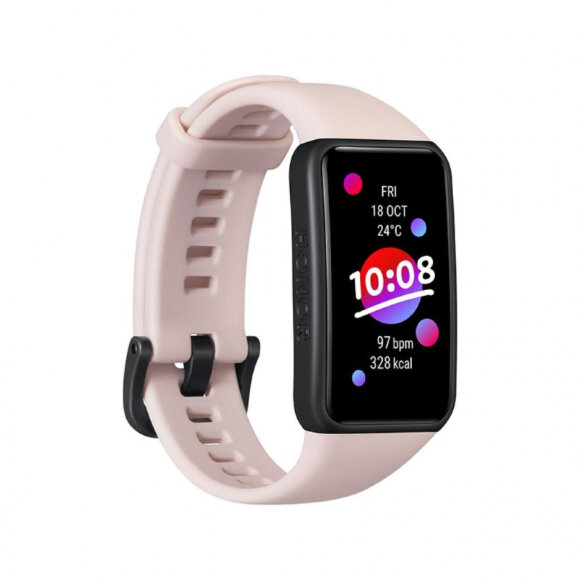 Фитнес-браслет HONOR Band 6 ARG-B39, Coral Pink, 55026718-001