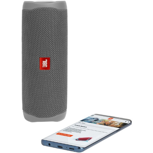 Акустическая система JBL Flip 5 grey (JBLFLIP5GRY)