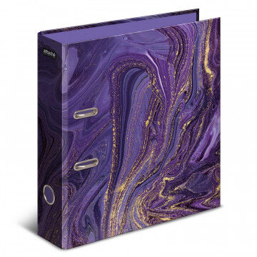 Папка-регистратор Attache Selection  Fluid, фиолетов. лам.карт,75мм