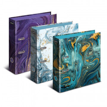 Папка-регистратор Attache Selection  Fluid, фиолетов. лам.карт,75мм