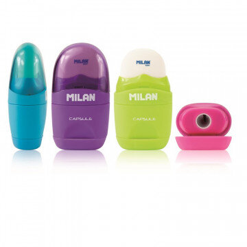 Ластикоточилка Ластик-точилка Milan CAPSULE цвет в ассорт., блистер 208199