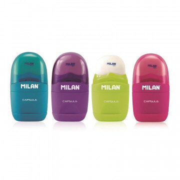 Ластикоточилка Ластик-точилка Milan CAPSULE цвет в ассорт., блистер 208199