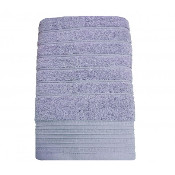 Полотенце махровое 50х90 Страйп лавандовый Полотенце махровое 50х90 Страйп лавандовый