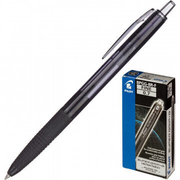 Ручка шариковая PILOT Super Grip BPGG-8R-F-B авт.резин.манжет.черная 0.22мм Ручка шариковая PILOT Super Grip BPGG-8R-F-B авт.резин.манжет.черная 0.22мм