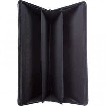 Папка для документов кож/зам 410х285х30  ?Гамма? 118/м, черная