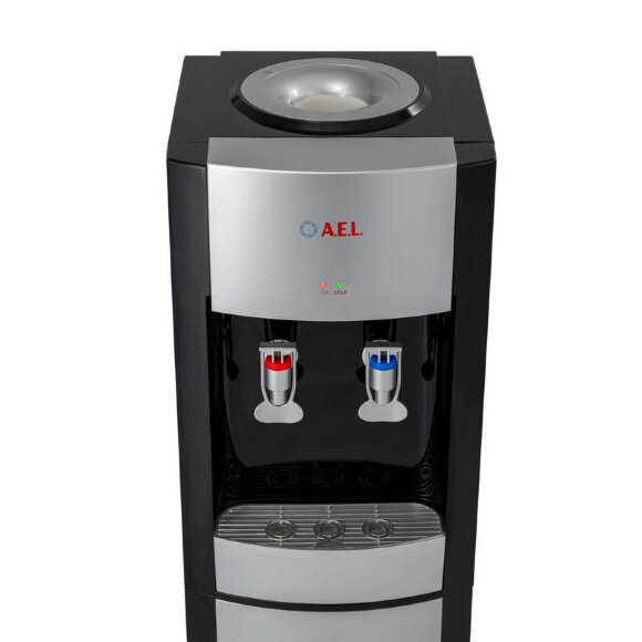 Кулер для воды AEL LD-AEL-28 black/silver напольный электронное охлажд Кулер для воды AEL LD-AEL-28 black/silver напольный электронное охлажд