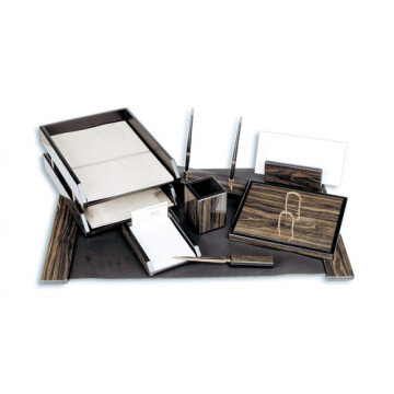 Набор настольный деревянный 8 предм. из MDF 8FE-1A ламинат черное дерево