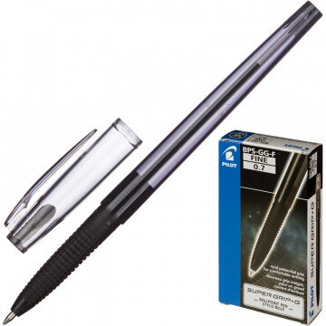 Ручка шариковая PILOT Super Grip G BPS-GG-F-B резин.манжет. черная 0,22мм Ручка шариковая PILOT Super Grip G BPS-GG-F-B резин.манжет. черная 0,22мм