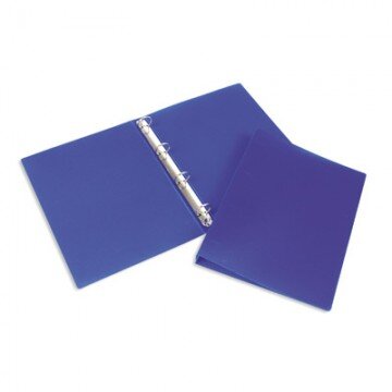 Папка на 4-х кольцах пласт. 17/32мм А4 ATTACHE F504/045 синяя