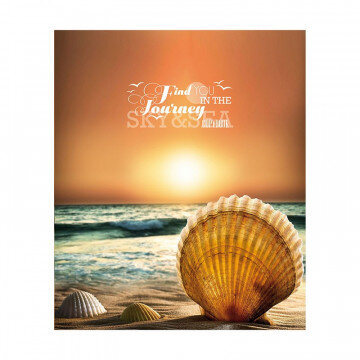 Тетрадь школьная А5,18л,клетка Sky &amp;amp; Sea ТШ18К9551/6 4вида