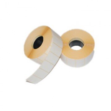 Термоэтикетки 47х25 эко, без печати, 2000шт./рул.,36рул Термоэтикетки 47х25 эко, без печати, 2000шт./рул.,36рул