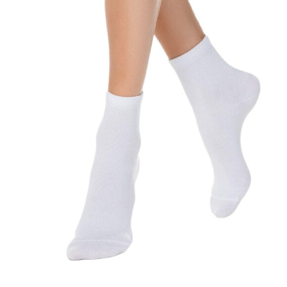 Носки женские.Цвет: белый.Размер: 25 размер.  1 пара