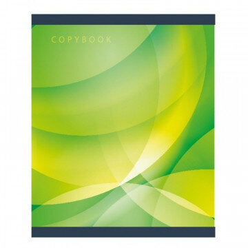 Тетрадь общая А5,60л,кл,скоб,блок-офсет-2 Attache Сфера син/зел/желт/красс