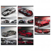 Тетрадь школьная А5,18л,клетка Hight &amp;amp; Speed ТШ18К9570/6 5видов