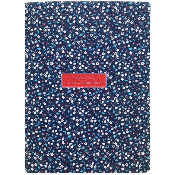 Тетрадь общая BeSmart А4 40л, клетка, скрепка, Joli синий N1899