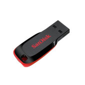 Флеш-память SanDisk Cruzer Blade, 128Gb, USB 2.0, ч/крас, SDCZ50-128G-B35 Флеш-память SanDisk Cruzer Blade, 128Gb, USB 2.0, ч/крас, SDCZ50-128G-B35