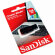Флеш-память SanDisk Cruzer Blade, 128Gb, USB 2.0, ч/крас, SDCZ50-128G-B35