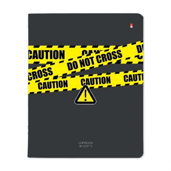 Тетрадь общая А5 96л клетка,скрепка,обл.карт.KEEP AWAY 5диз 7-96-1171