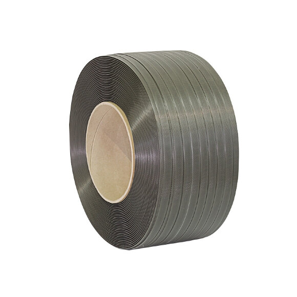 Стреппинг лента Полипропиленовая 9мм х 0,5 (4000 м.) Серая Стреппинг лента Полипропиленовая 9мм х 0,5 (4000 м.) Серая