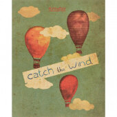 Тетрадь общая А5,48л,клетка,скрепка Catch the wind арт.06319
