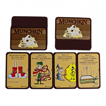 Настольная игра Манчкин цветная версия, 2-е рус. изд. 1031