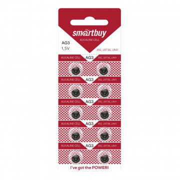 Батарейки Smartbuy AG3-10B 10шт/бл (SBBB-AG3-10B)