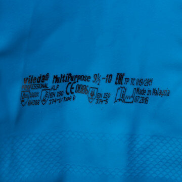 Перчатки латексные Многоцелевые Vileda, синий, XL, 102590