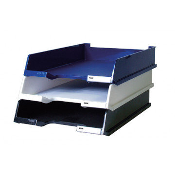 Лоток для бумаг HAN с инд.окном черный 1020/13