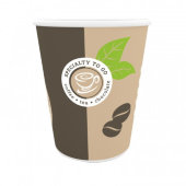 Стакан одноразовый бум однослойный d-80мм 200мл Coffee-to-Go 50шт/уп