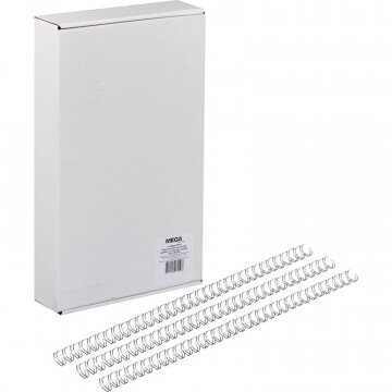 Пружины для переплета металлические Promega office 7,9мм серебр. 100шт/уп.