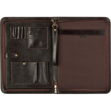 Папка деловая Grand из натуральной кожи коричневого цвета 01-118-0723