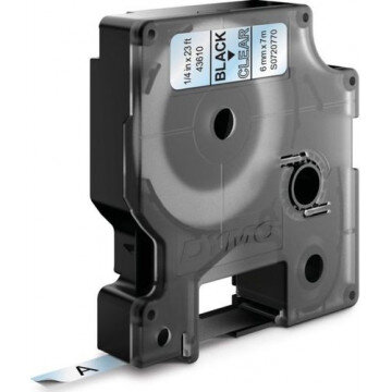 Картридж к этикет-принтеру DYMO S0720770 D1 6ммх7м чер/прозр пл. для LM210D