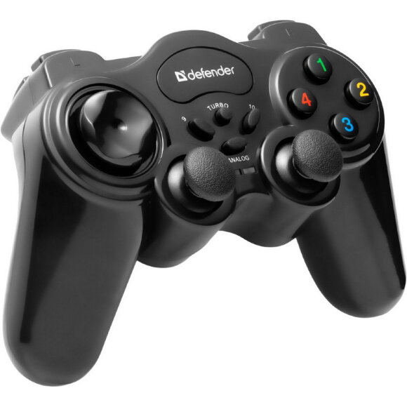 Геймпад беспроводной (PC) Defender Game Master Wireless USB (64257), черный