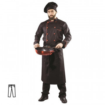 Брюки Повара у18-БР черные (р.60-62) р.170-176