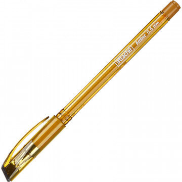 Ручка шариковая Attache Amber, 0,6мм, с манжеткой, синий стерж.
