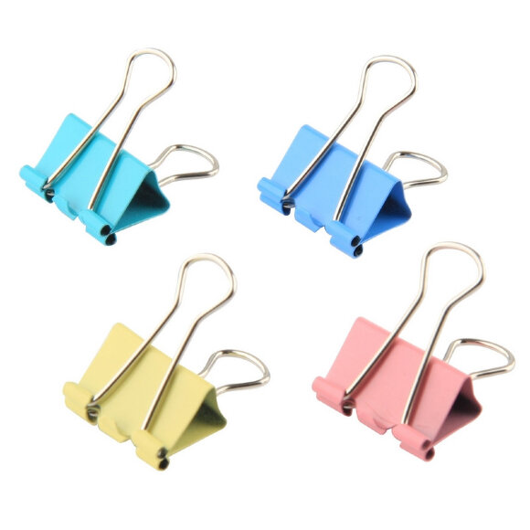 Зажим для бумаг 25мм 12шт/уп Attache Economy, цветные, в карт.коробке Зажим для бумаг 25мм 12шт/уп Attache Economy, цветные, в карт.коробке