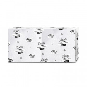 Салфетки Nega 1 сл 24х24 белые 250шт/уп