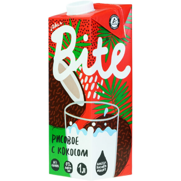 Напиток Рисовый с кокосом Bite 1 л