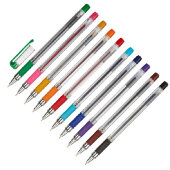 Ручка шариковая Attache 10цв/набор, с манжеткой, 0,6мм Ручка шариковая Attache 10цв/набор, с манжеткой, 0,6мм