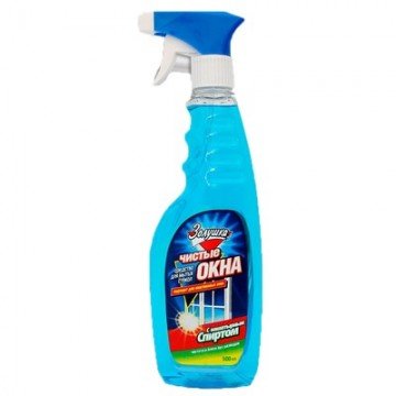 Средство для стекол ЗОЛУШКА 500мл с нашатырным спиртом с триггером