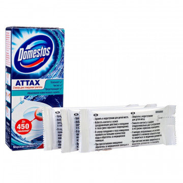 Стикер для унитаза DOMESTOS  Морская свежесть 30гр.