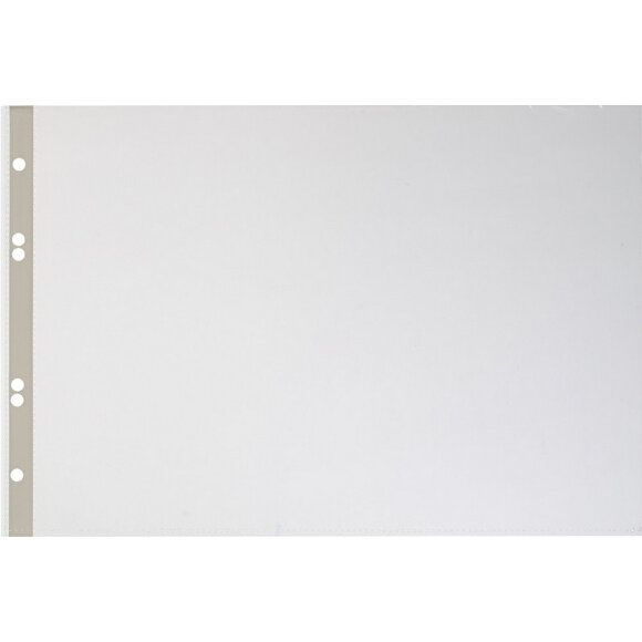 Папка -файл перфорированная  А4, Attache100шт. уп гладкая , горизонт