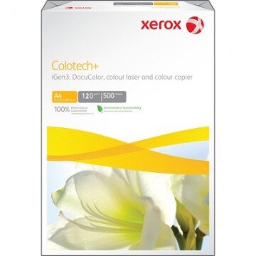 Бумага для цв.лазер.печ. XEROX Colotech plus (А4,120г,170%CIE) пачка500л.