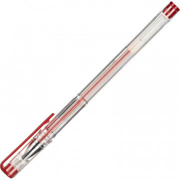 Ручка гелевая Attache красный стерж., 0,5мм, без манж.