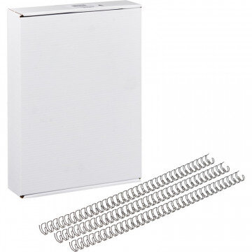 Пружины для переплета металлические Promega office 9,5мм черные 100шт/уп.