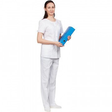 Блуза женская белая м16-БЛ (р.56-58) р.170-176