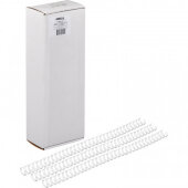 Пружины для переплета металлические Promega office 11,1мм белые 100шт/уп. Пружины для переплета металлические Promega office 11,1мм белые 100шт/уп.