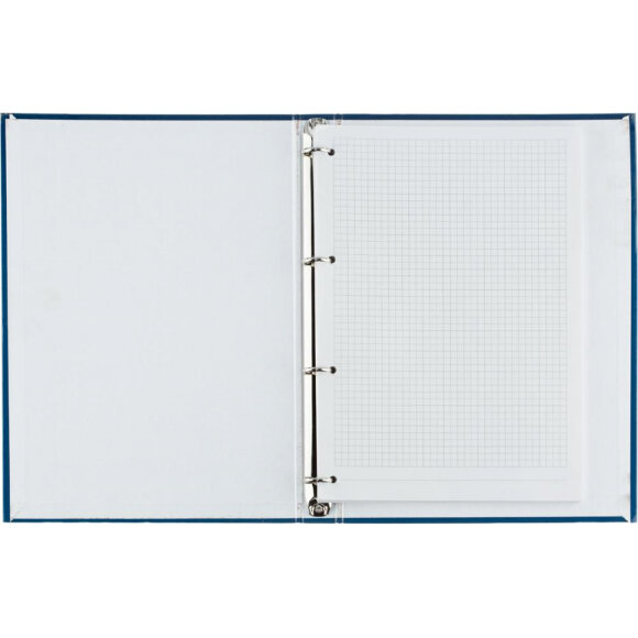 Бизнес-тетрадь А4 80л ATTACHE, на кольцах,синий, обложка 7БЦ Бизнес-тетрадь А4 80л ATTACHE, на кольцах,синий, обложка 7БЦ